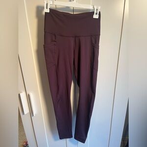 90 degree- purple leggings